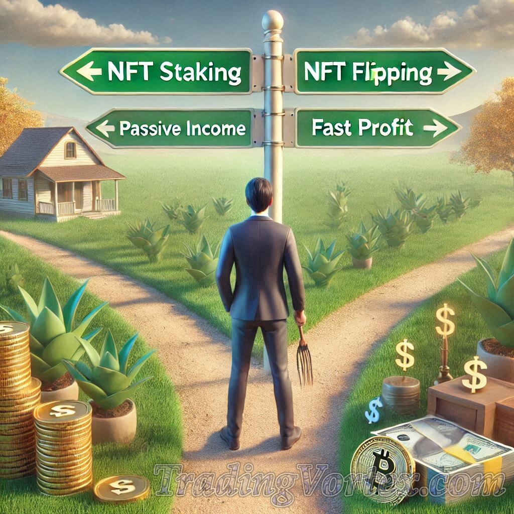 How to Choose Between NFT Staking and Flipping